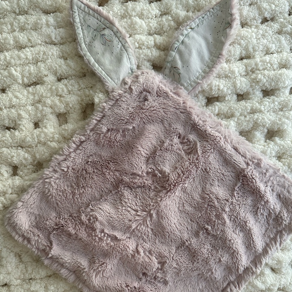 |Crook & Savvy| Plush Bunny Ear Security Blanket